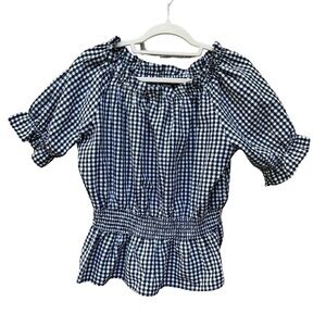 Buffalo David Bitton Seersucker Top Size M